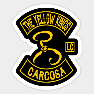 The Yellow Kings Motorcycle Club - Carcosa Chapter Sticker